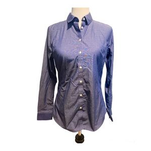 Banana Republic Women’s 8 Tailored Fit Button Up Dress Shirt.  EUC Fitted